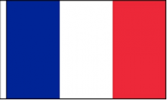 France Table Flags